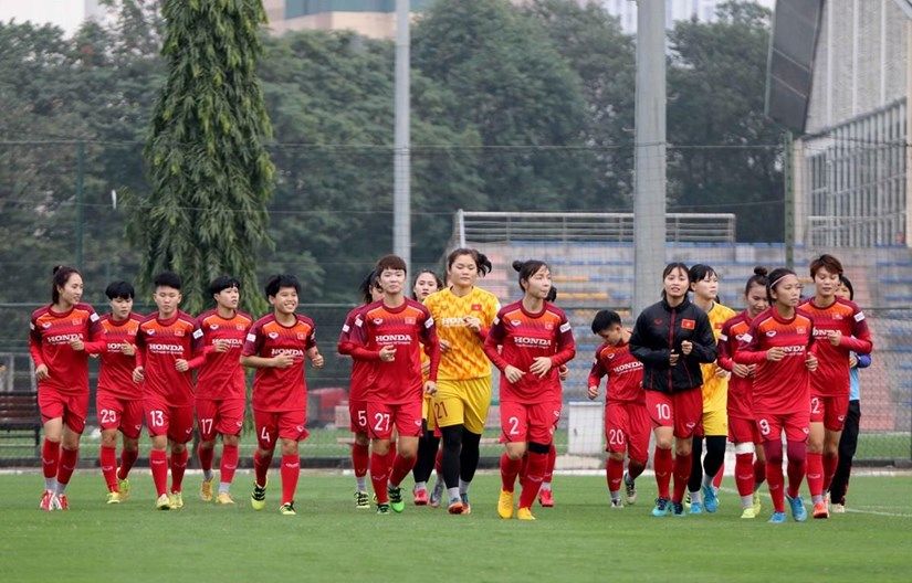 Đội tuyển bóng đá nữ Việt Nam hội quân chuẩn bị cho giải đấu quốc tế