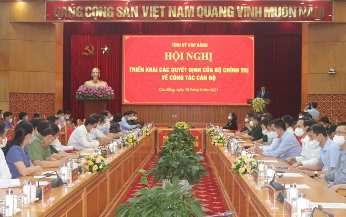 Điều động Trung tướng Trần Hồng Minh giữ chức Bí thư Tỉnh ủy Cao Bằng