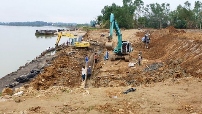 Bến thủy xây trái phép trên sông Thu Bồn: Đã sửa sai sau phản ánh