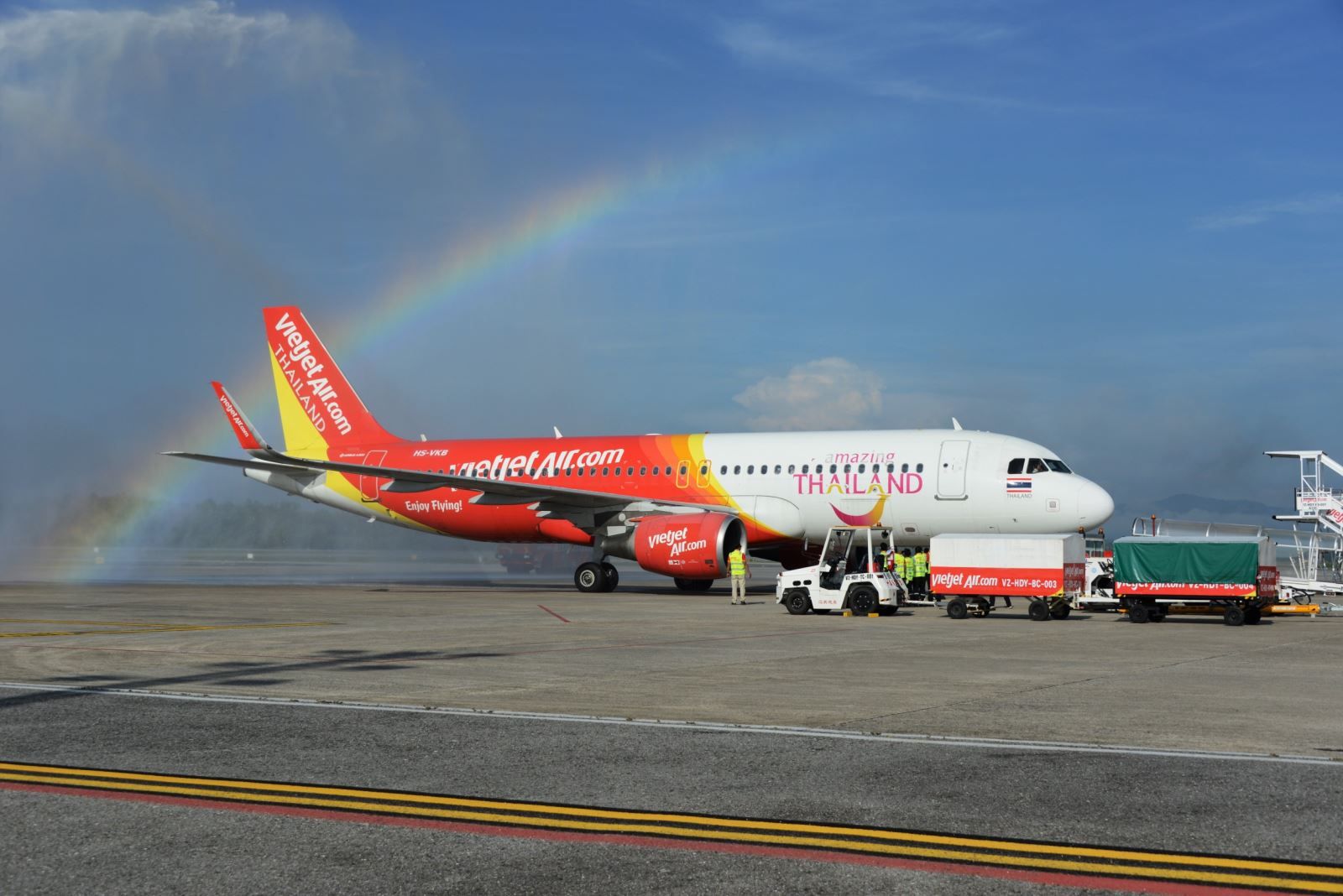 Hãng hàng không Vietjet đứng thứ hai về thị phần hành khách Thái Lan năm 2020