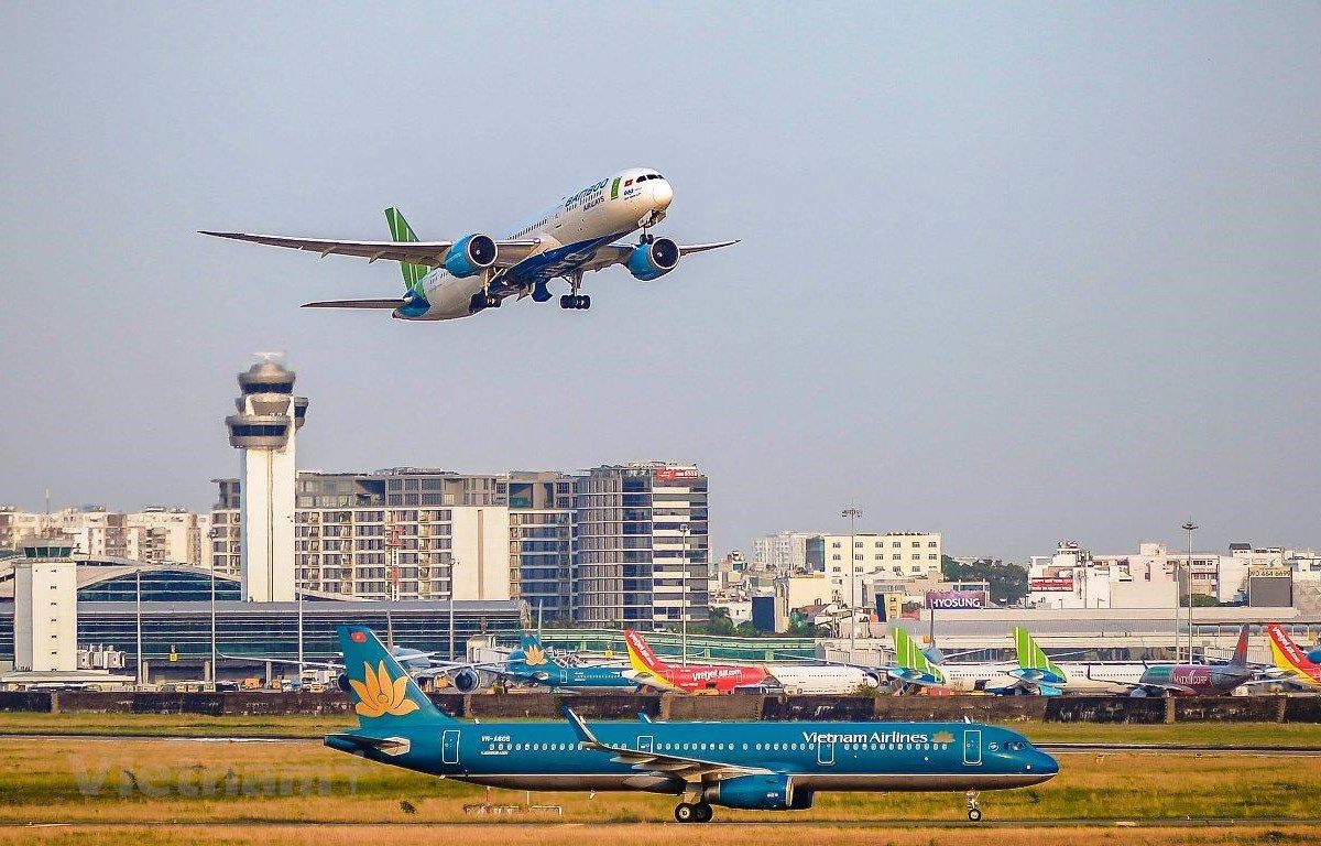 Tỷ lệ bay đúng giờ của toàn ngành Hàng không tháng đầu năm 2021 đạt 94,6%