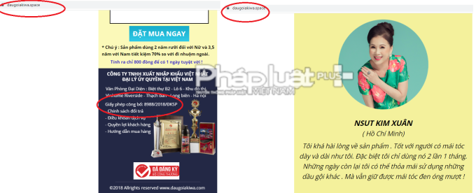 Dầu gội Akiwa đang bán trên thị trường là thật hay giả?