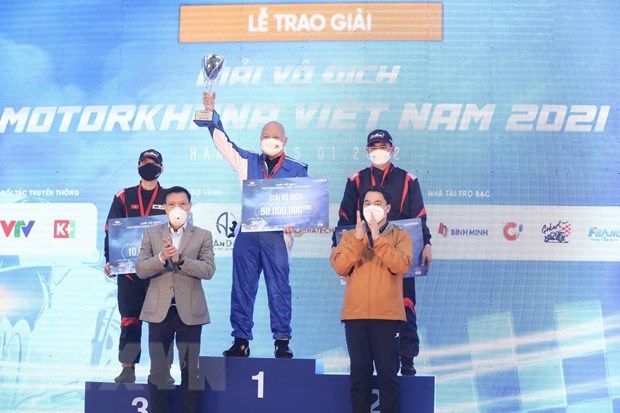 [Photo] Sôi động Giải đua xe Motorkhana Việt Nam 2021 ở Mỹ Đình