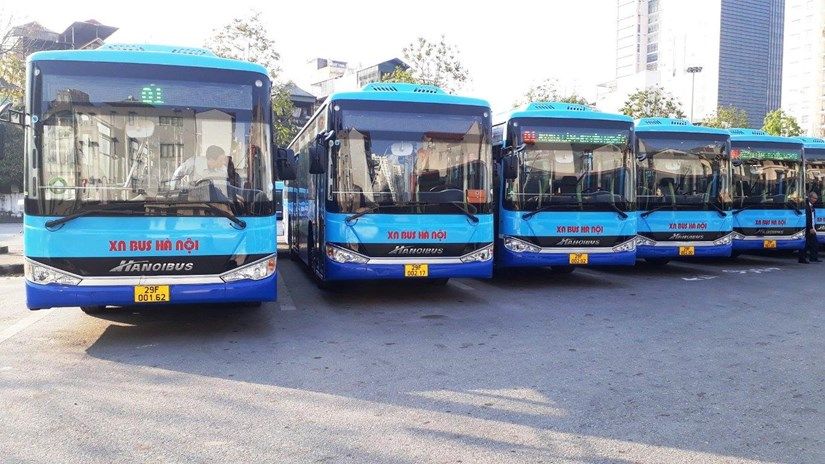 Xe buýt Hà Nội được phép chạy trở lại 100% công suất từ ngày 8/2