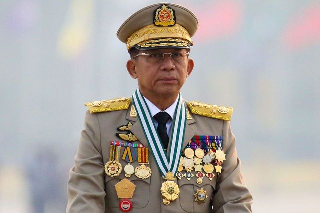 Thống tướng Myanmar công du sau đảo chính