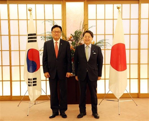Ngoại trưởng Nhật Bản tới Seoul dự lễ nhậm chức Tổng thống Hàn Quốc
