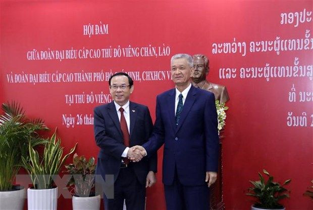 Thành phố Hồ Chí Minh và Thủ đô Vientiane của Lào tăng cường hợp tác