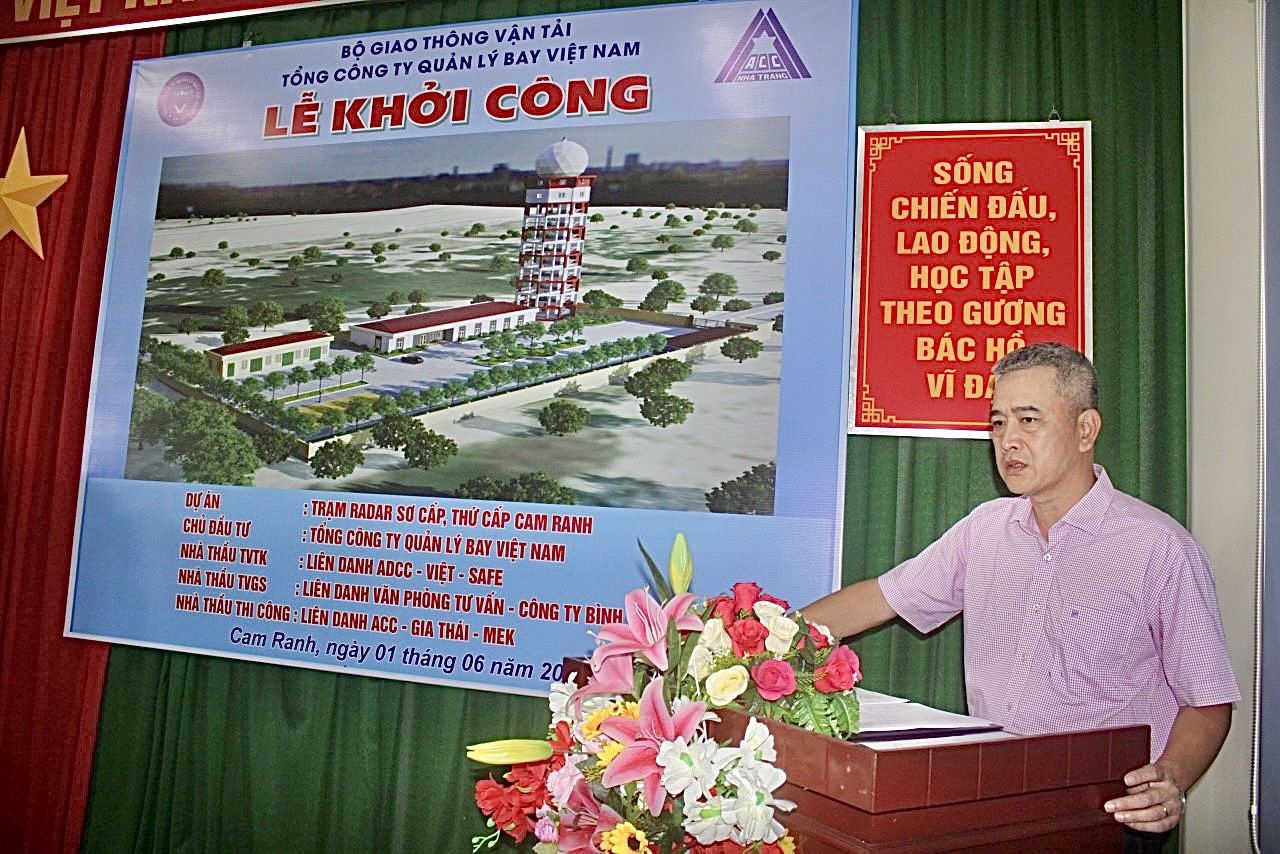 Khởi công xây dựng công trình “Trạm Ra đa sơ cấp, thứ cấp Cam Ranh”