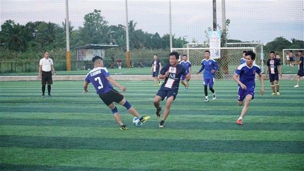 Khai mạc Giải bóng đá thanh niên Việt Nam tại Lào lần thứ 8