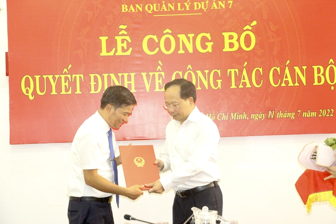 Ban Quản lý dự án 7 có thêm Phó Giám đốc