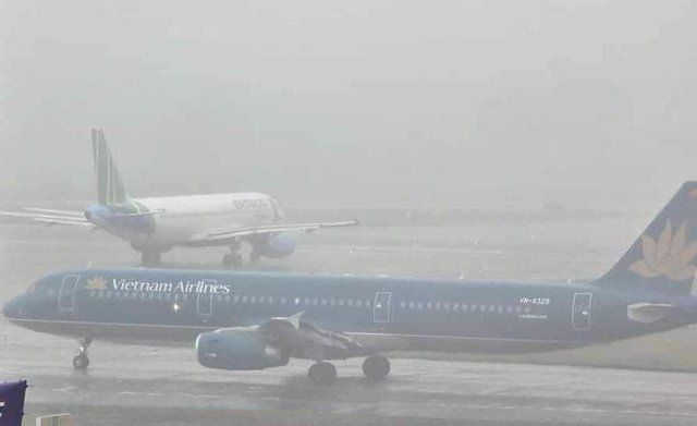 Hãng hàng không phải chuẩn bị phương án có hai sân bay dự bị khi sương mù diện rộng