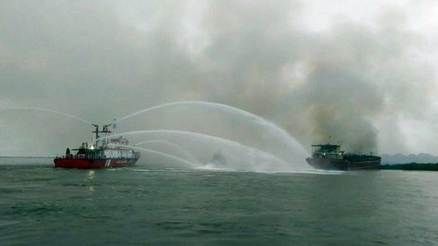 Hải Phòng: Cháy tàu du lịch, 6 thuyền viên may mắn thoát nạn