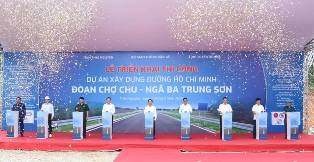 Chính thức thi công dự án cuối cùng để nối thông đường Hồ Chí Minh